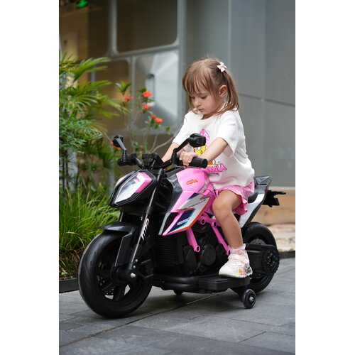 KTM 1290 Superduke Ride on motor 12V Pink