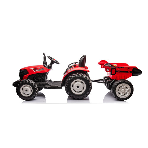 Tractor with trailer 24V Red