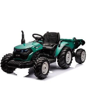 Tractor with trailer 24V Green Tractor with trailer 24V Green