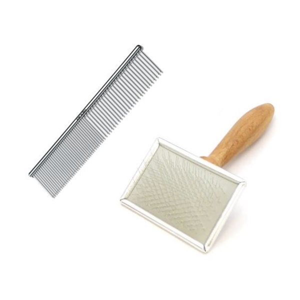 Slicker brush and Comb