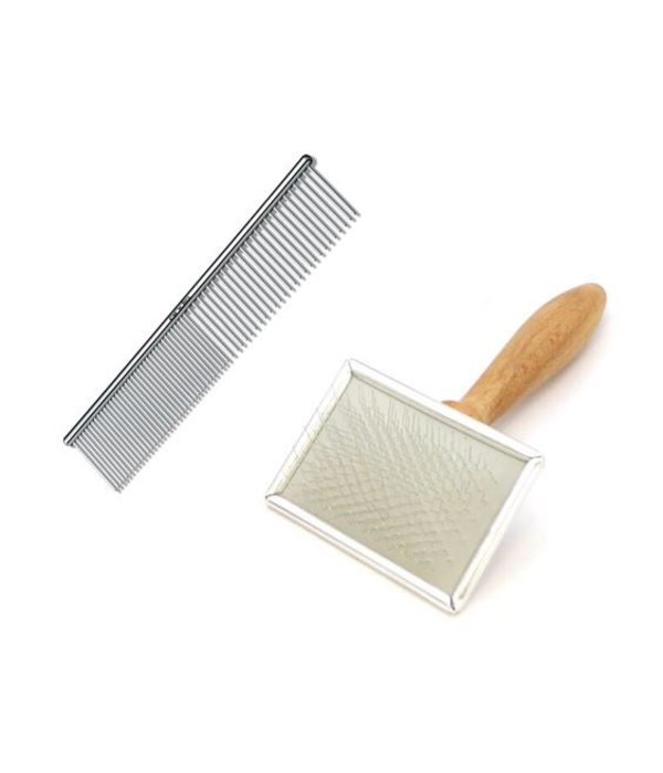 Slicker brush and Comb