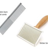 Slicker brush and Comb