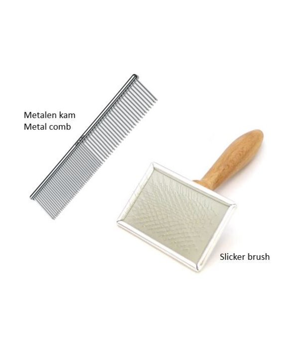 Slicker brush and Comb