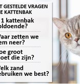 TIP: We hebben de 4 meest gestelde kattenbak-vragen voor u beantwoord!