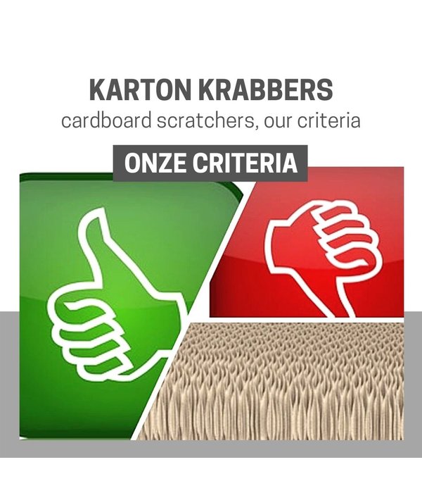 INFO: Kartonkrabbers, onze criteria