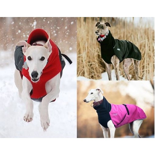 Chilly Dogs GREAT WHITE NORTH WINTER COAT- Greyhound / Long & Lean breeds