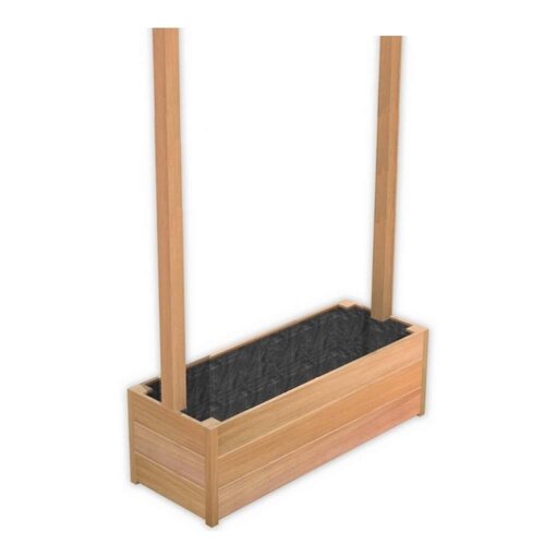 Mobilane hardhouten bak voor 1 kant en klaar haag