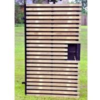 Mobilane Noistop wood deur 100x200cm.