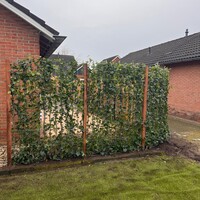 Mobilane Hardhouten paal 305 cm.