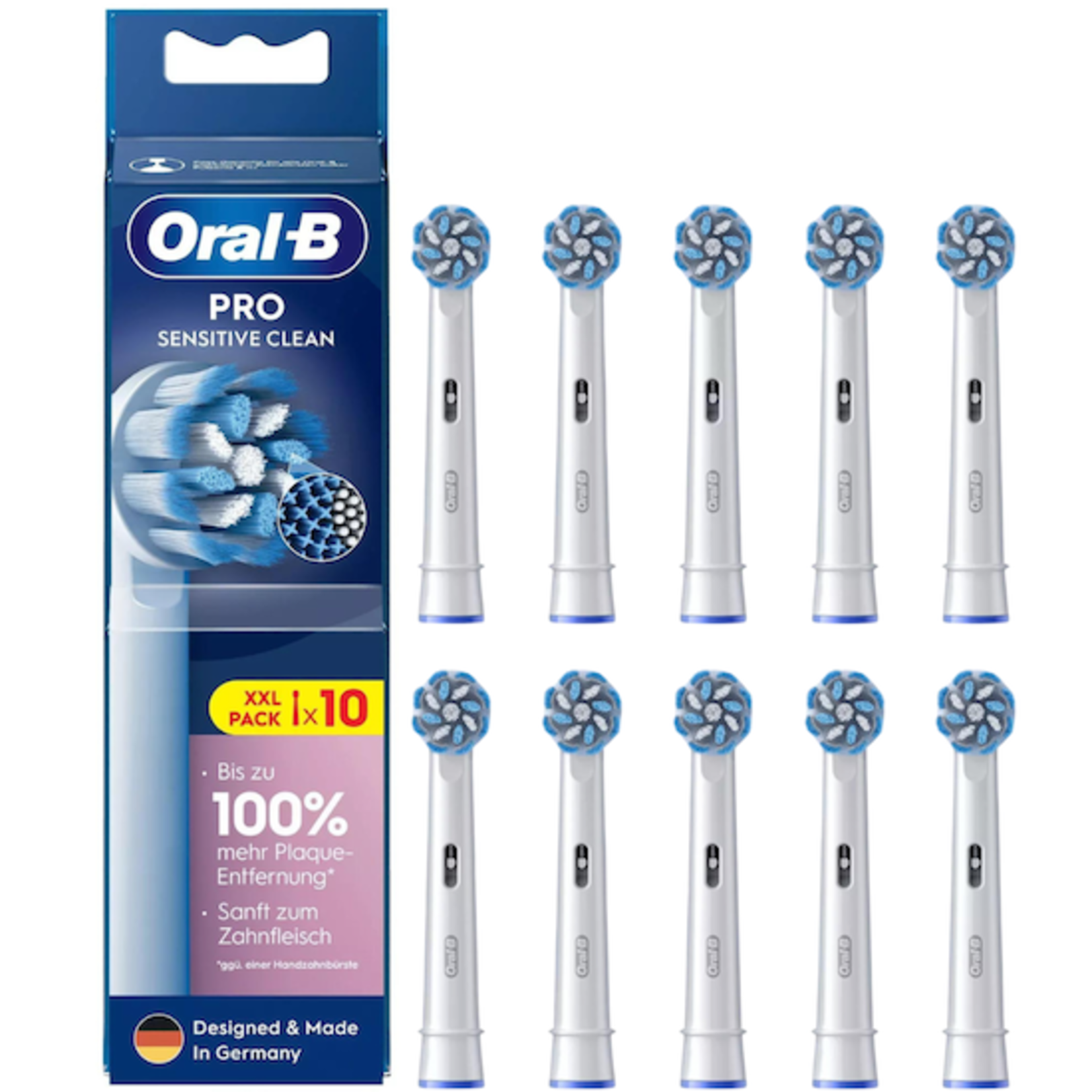 Procter Gamble Oral-B PRO Sensitive Clean Aufsteckbürsten - 10 Stück