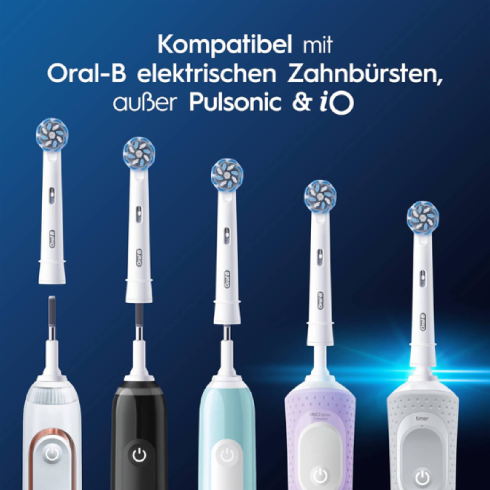 Procter Gamble Oral-B PRO Sensitive Clean Aufsteckbürsten - 10 Stück