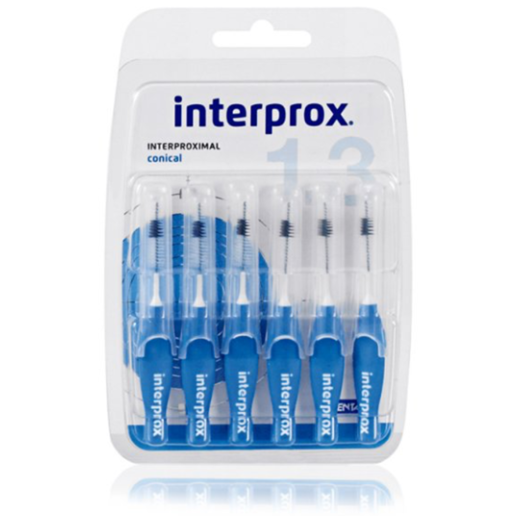 Dentaid Interprox Premium Conical 3,5-6mm blau - 6 Stück
