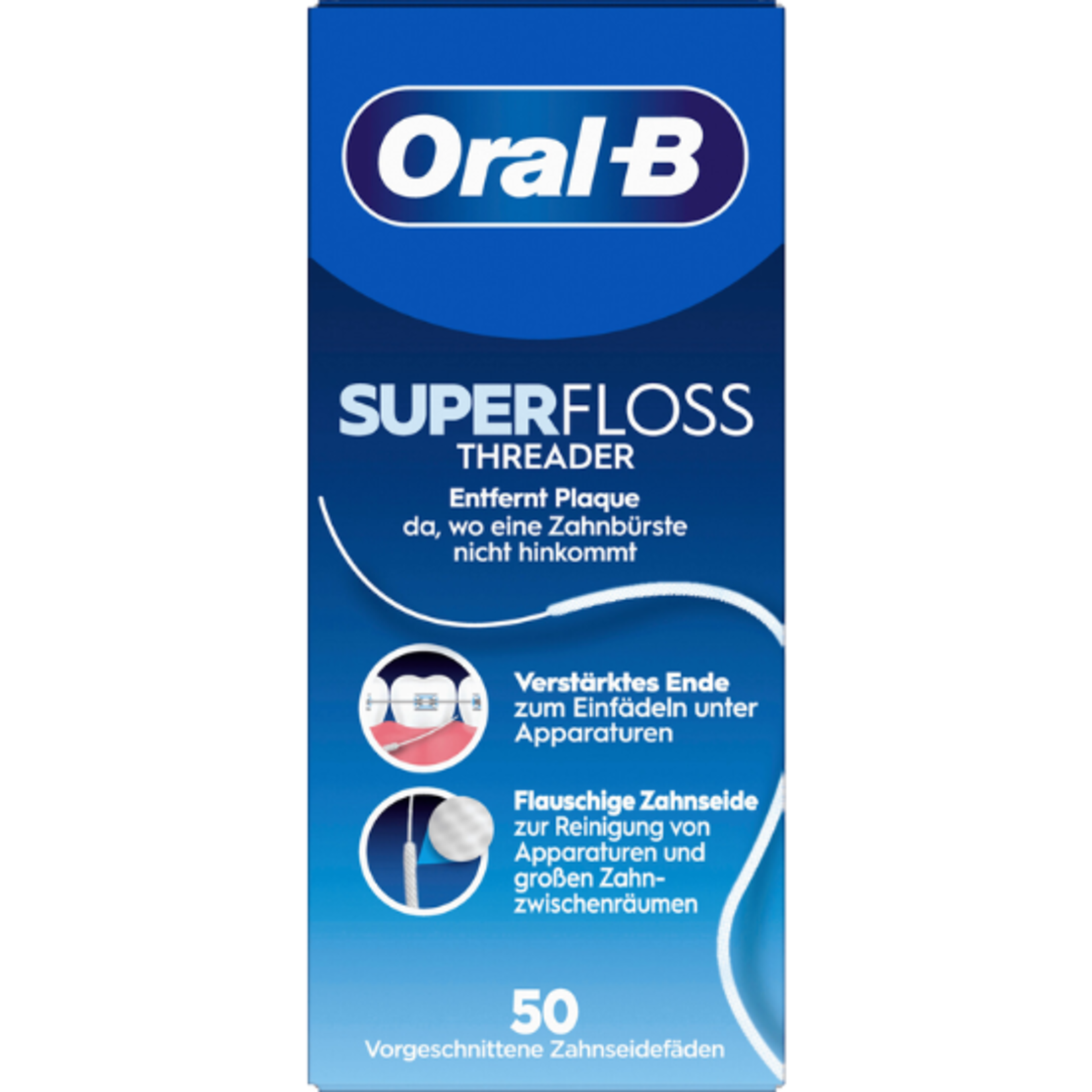 Procter Gamble Oral-B Super Floss Threader - 50 Stück