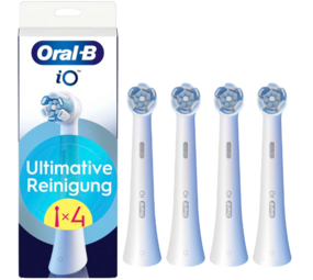 Oral-B Oral-B iO Ultimative Reinigung Weiss Ersatzbürsten - 4 stück Oral-B Oral-B iO Ultimative Reinigung Weiss Ersatzbürsten - 4 stück