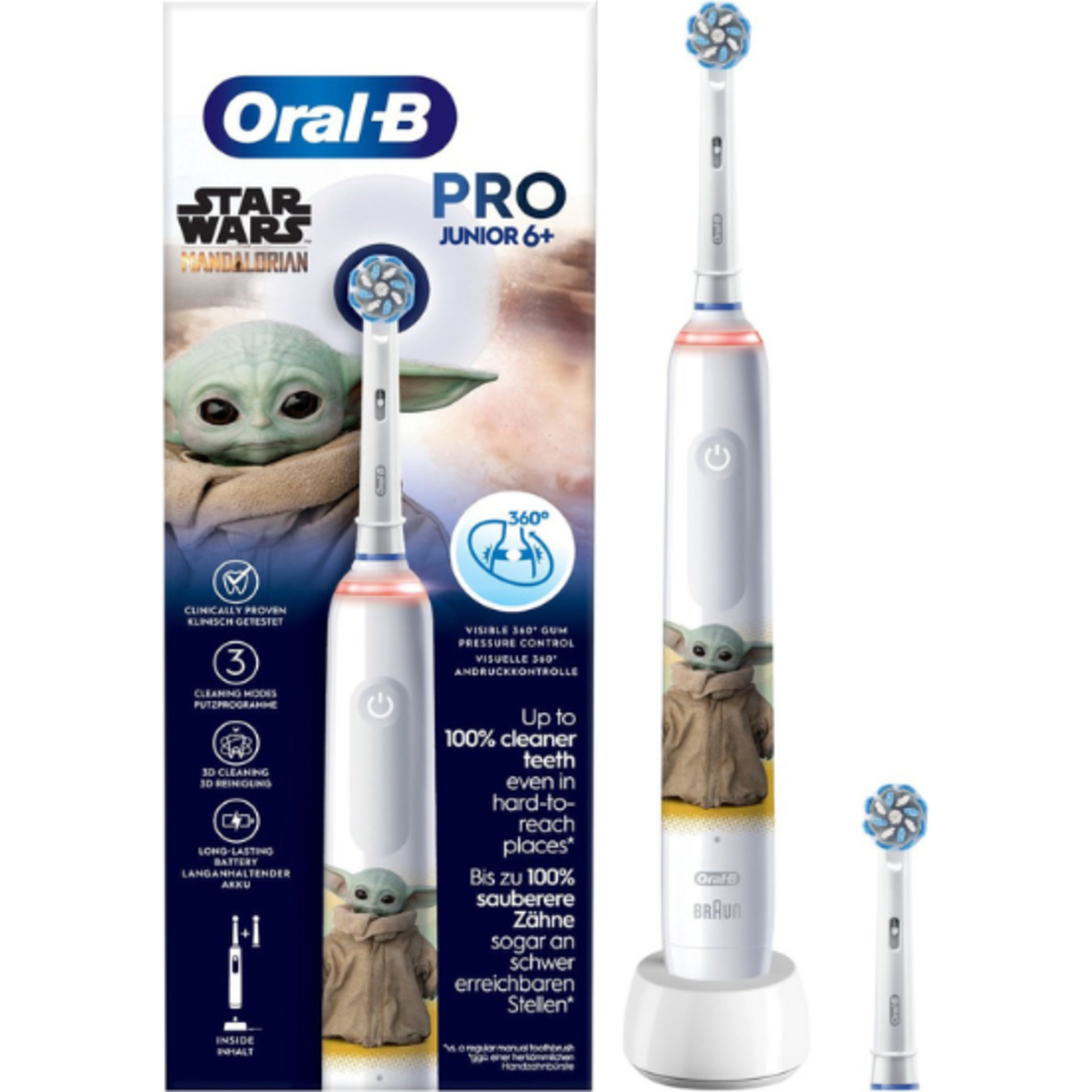 Oral-B Oral-B PRO Junior 6+ Star Wars Mandalorian Elektrische Zahnbürste