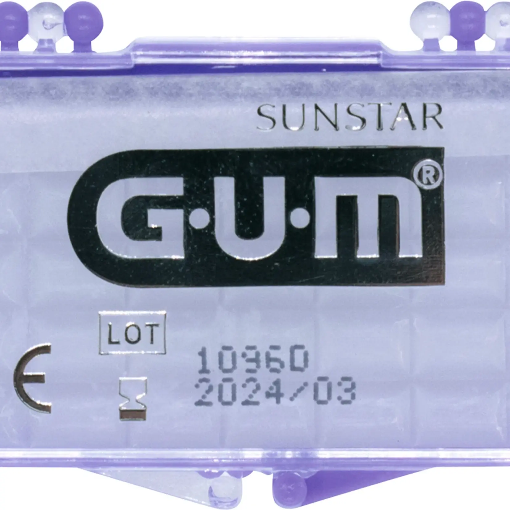 Sunstar GUM ORTHO Wachs - Box 24 stück