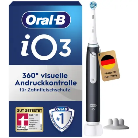 Oral-B Oral-B iO Series 3S Matt Black Elektrische Zahnbürste Oral-B Oral-B iO Series 3S Matt Black Elektrische Zahnbürste