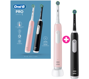 Oral-B Oral-B PRO Series 1 Black + Extra Body Pink Oral-B Oral-B PRO Series 1 Black + Extra Body Pink