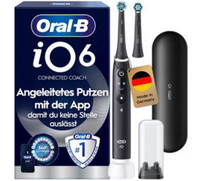Oral-B Oral-B iO Series 6N Black Lava Elektrische Zahnbürste Oral-B Oral-B iO Series 6N Black Lava Elektrische Zahnbürste