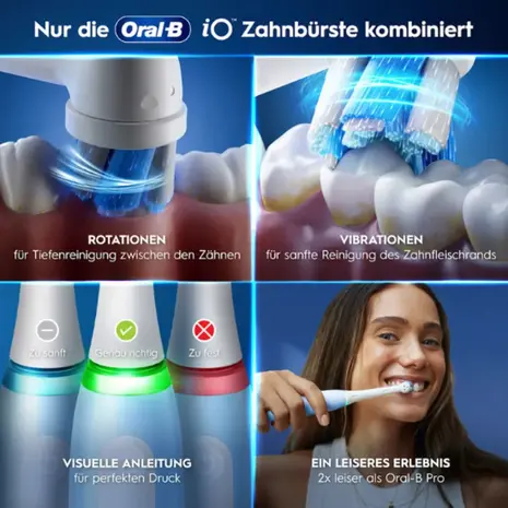 Oral-B Oral-B iO Series 3N Ice Blue Elektrische Zahnbürste Oral-B Oral-B iO Series 3N Ice Blue Elektrische Zahnbürste