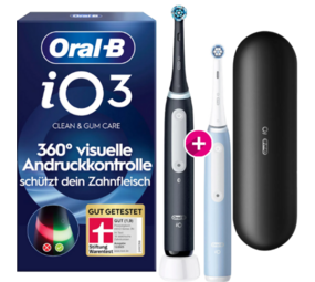 Oral-B Oral-B iO Series 3 Black + Extra Body Blue Oral-B Oral-B iO Series 3 Black + Extra Body Blue