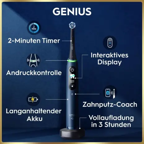 Oral-B Oral-B iO Series 9 Sapphire Dark Blue Luxe Edition Oral-B Oral-B iO Series 9 Sapphire Dark Blue Luxe Edition