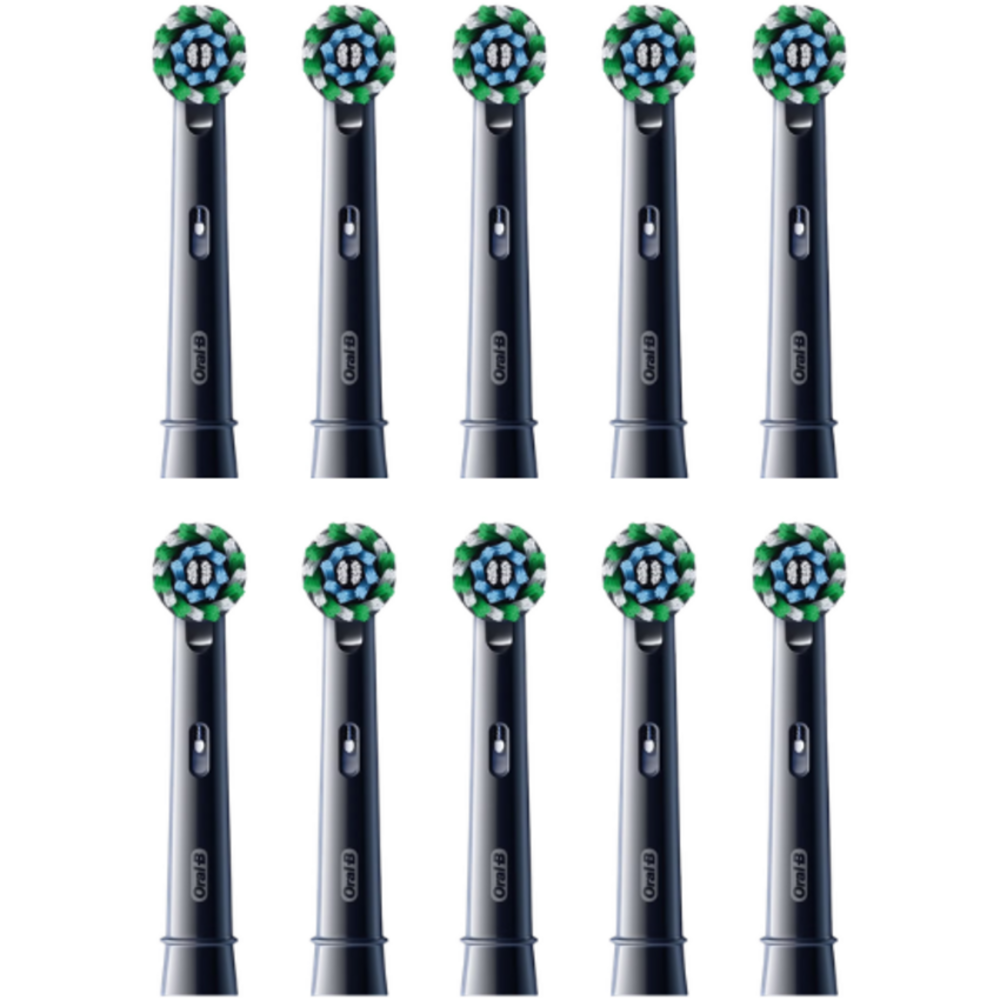 Oral-B Oral-B PRO Cross Action Black Aufsteckbürsten - 10 Stück - Value Pack Oral-B Oral-B PRO Cross Action Black Aufsteckbürsten - 10 Stück - Value Pack