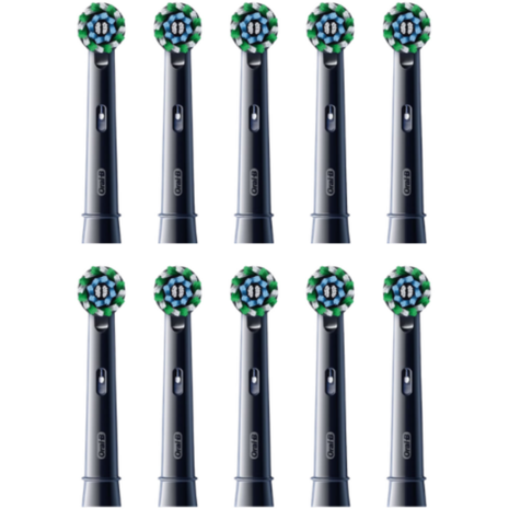 Oral-B Oral-B PRO Cross Action Black Aufsteckbürsten - 10 Stück - Value Pack Oral-B Oral-B PRO Cross Action Black Aufsteckbürsten - 10 Stück - Value Pack