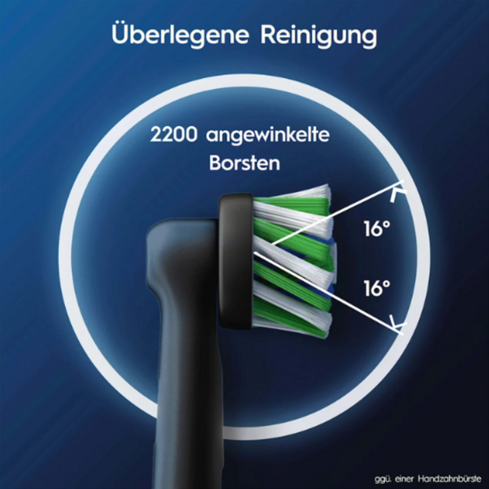 Oral-B Oral-B PRO Cross Action Black Aufsteckbürsten - 10 Stück - Value Pack Oral-B Oral-B PRO Cross Action Black Aufsteckbürsten - 10 Stück - Value Pack