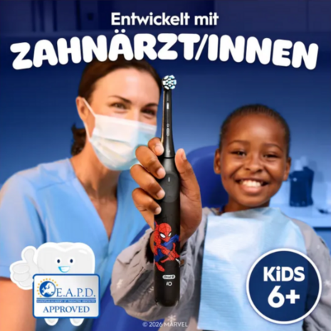 Oral-B Oral-B iO Kids 6+ Spiderman + Reiseetui Oral-B Oral-B iO Kids 6+ Spiderman + Reiseetui