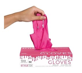 Styletek Vinyl Roze Handschoenen  - 100st