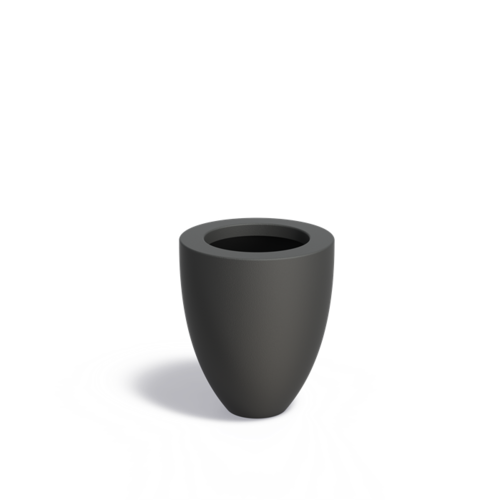 Adezz Polyester plantenbak Canna Ø50x59 cm | Antraciet zwart