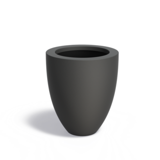 Adezz Polyester plantenbak Canna Ø 72x84 cm | Antraciet zwart