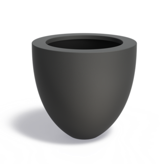 Adezz Polyester plantenbak Canna Ø 100x95 cm | Antraciet zwart