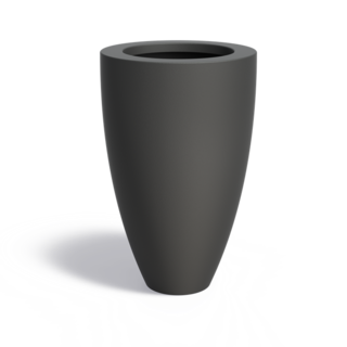Adezz Polyester plantenbak Canna Ø 70x112 cm | Antraciet zwart