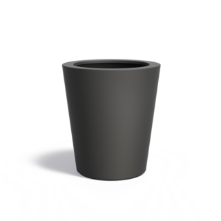 Adezz Polyester plantenbak Conic Ø 89x100 cm | Antraciet Zwart