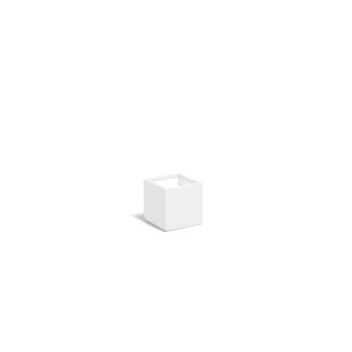 Adezz Polyester plantenbak Carrez 40x40x40 cm | Wit