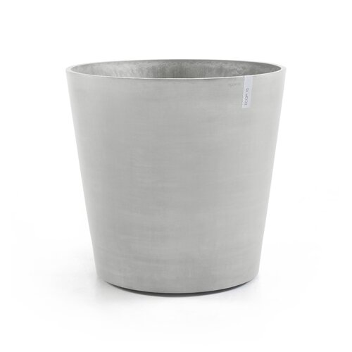 Ecopots Ecopots Amsterdam 60 white-grey wheels | Gratis bezorging
