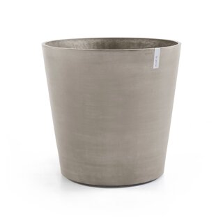 Ecopots Ecopots Amsterdam 80 taupe met wielen