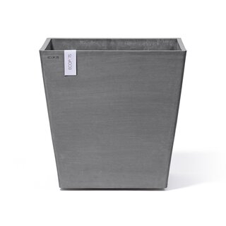 Ecopots Ecopots Rotterdam 50 grey met wielen