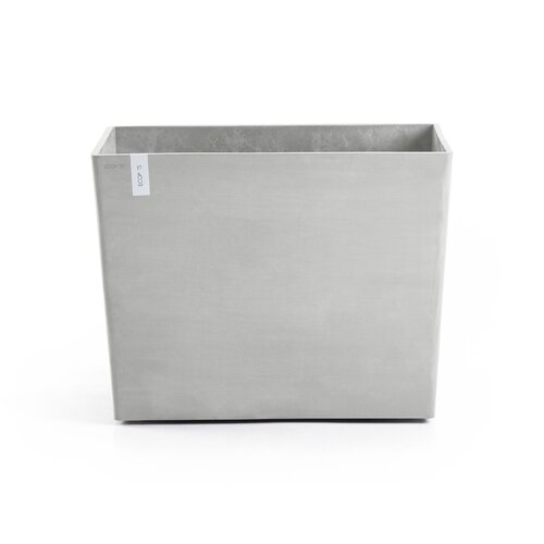 Ecopots Ecopots Paris 85 white-grey met wielen