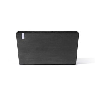 Ecopots Ecopots Paris 100 dark-grey met wielen