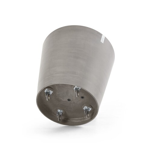 Ecopots Ecopots Amsterdam 80 taupe wheels | Morgen bezorgd