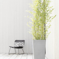 Ecopots Ecopots Rotterdam high 70 white grey