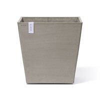 Ecopots Ecopots Rotterdam 50 taupe wheels | Gratis verzending