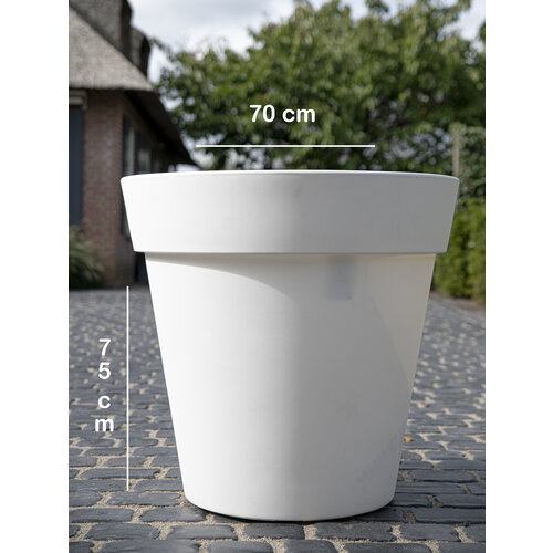 Plantenbak Daan 80 | Wit