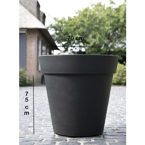 Plantenbak Daan 80 | Zwart