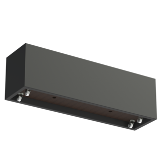 Adezz Polyester plantenbak Carrez 200x50x60 cm | Antraciet-zwart | met wielen