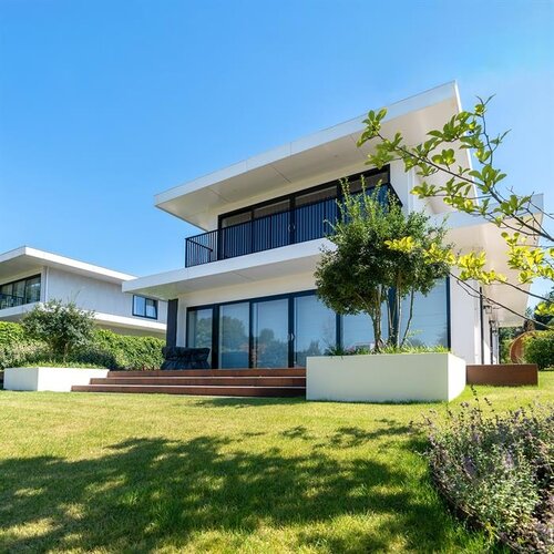 Adezz Polyester plantenbak Carrez 120x120x40 cm | Antraciet-zwart