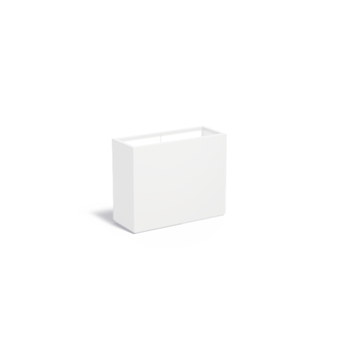 Adezz Polyester plantenbak Carrez 100x40x80 cm | Wit